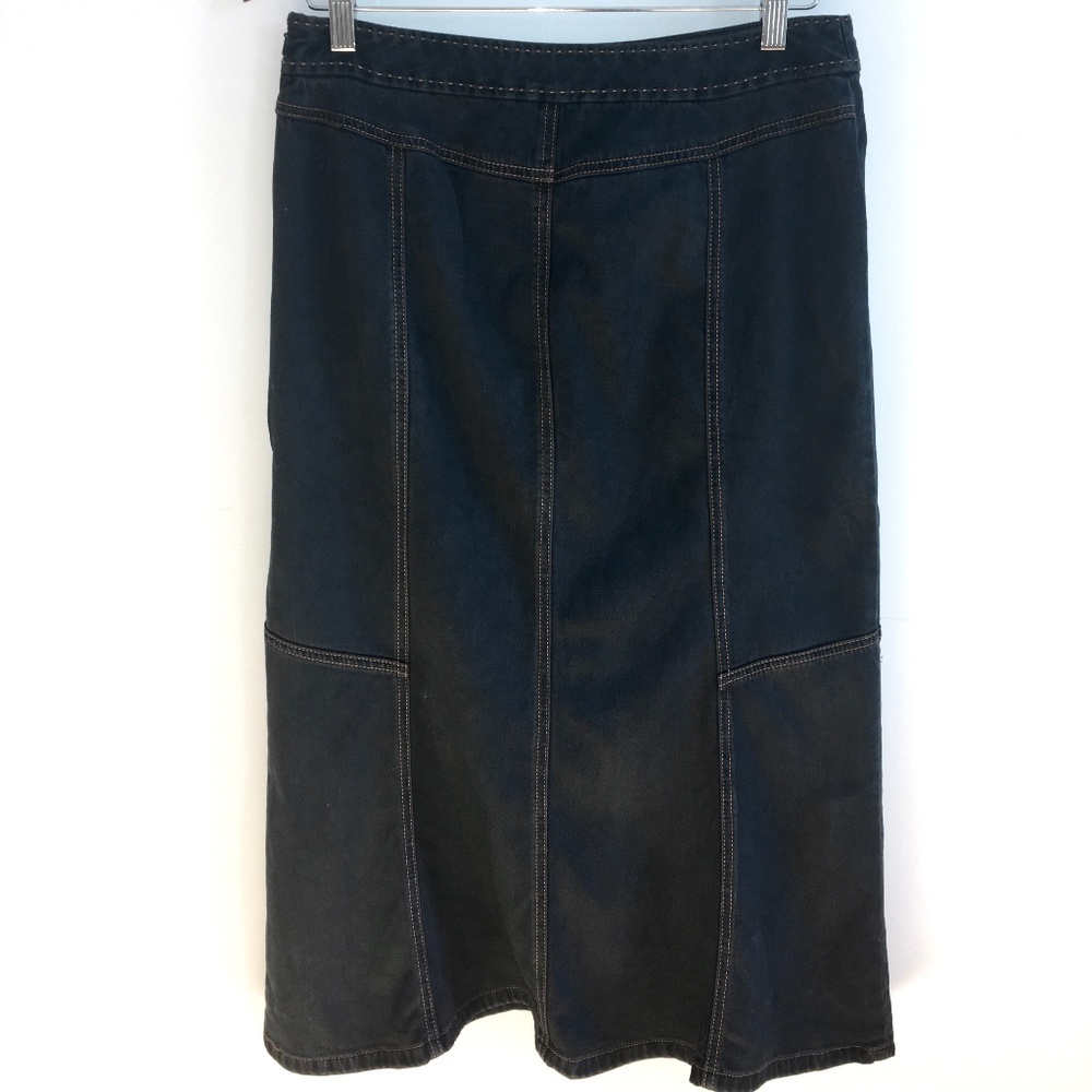 Ann Taylor Dark Blue Long Skirt